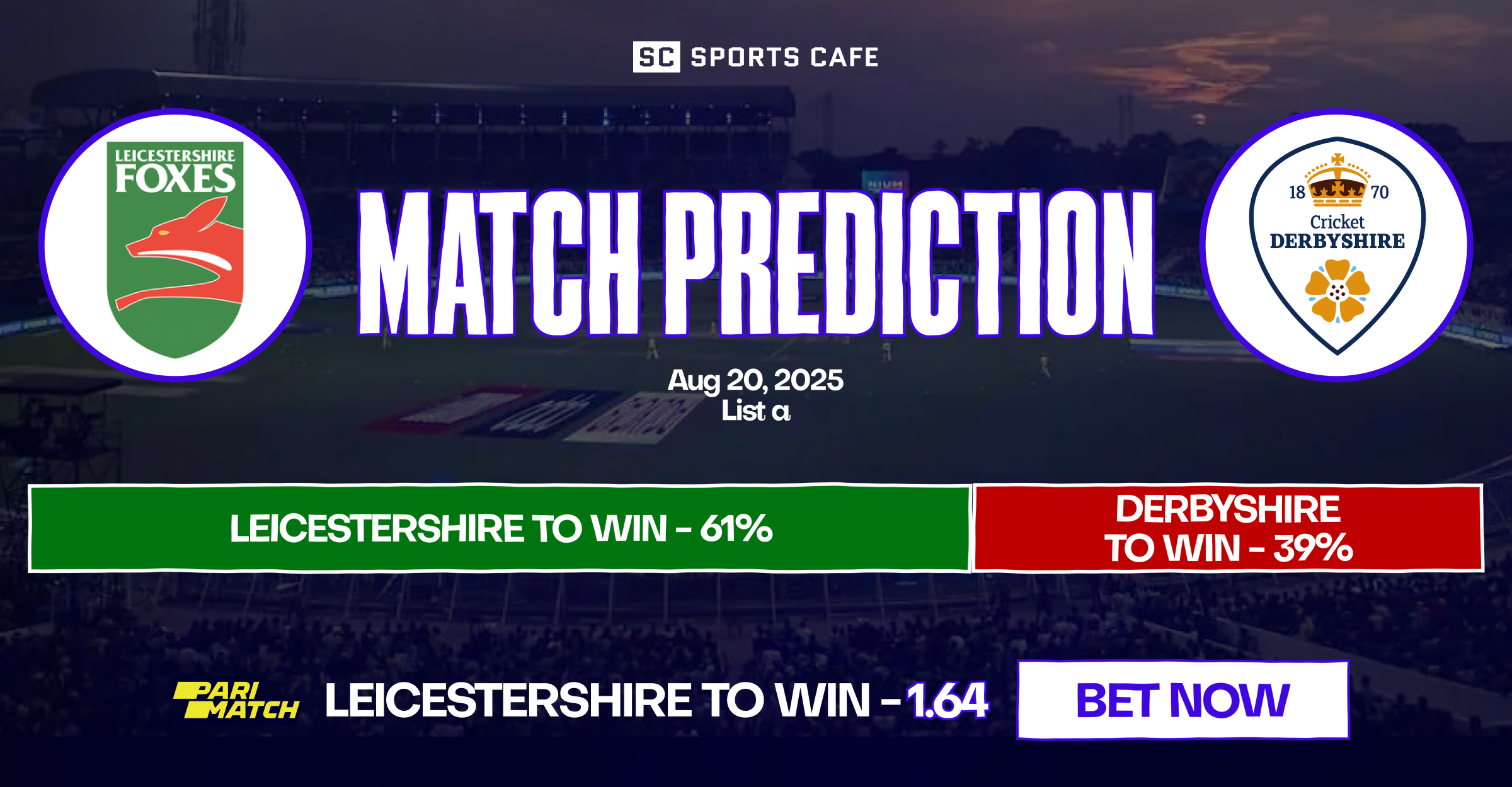 Derbyshire vs Leicestershire